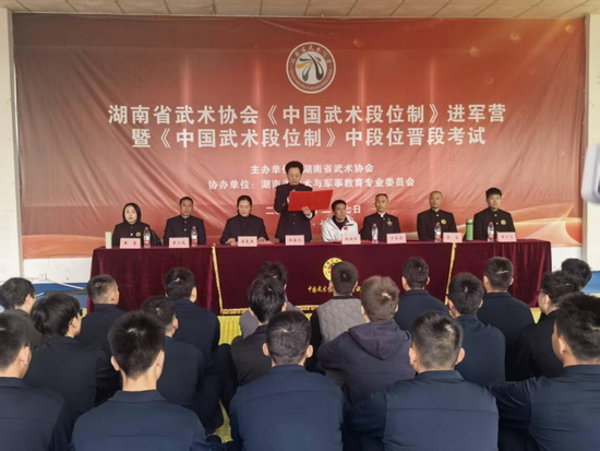 湖南省武术协会常委副主席余金汉发言