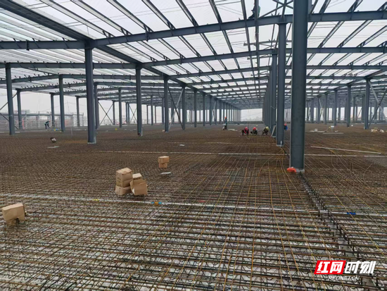 衡阳县高新智慧物流园项目现场