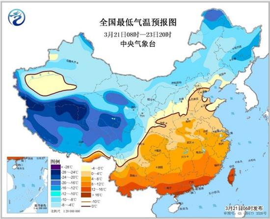 寒潮蓝色预警：湖南浙江等4省局地降温将超12℃
