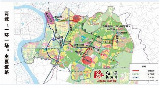 “一环一场”主要道路