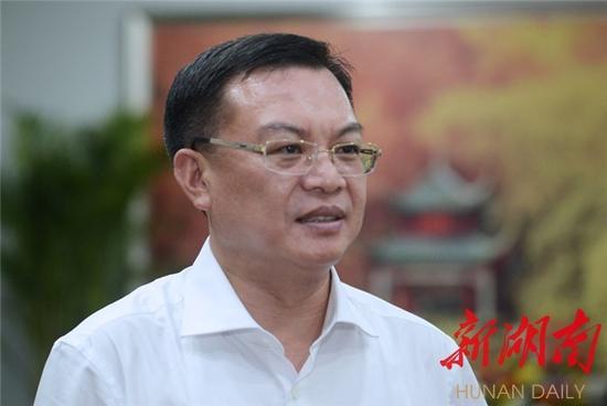 开福区委书记沈裕谋 新湖南客户端记者 范远志 摄
