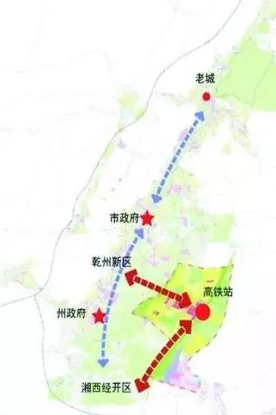 吉首高铁站示意图
