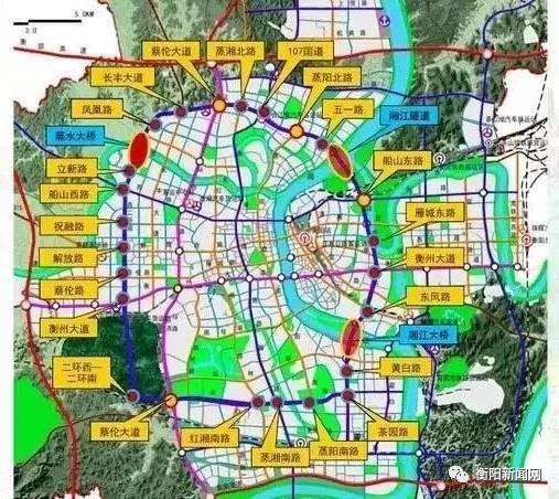 投资115亿元衡阳这条城市公路全线无红灯