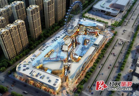 湖南益阳甜甜湾乐园建成后效果图。你的诸多新奇体验，都将在这个有魔力的室内乐园中完成。