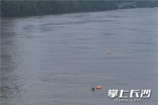 3名游泳者在湍急的江水中因为体力不支深陷险境，幸被水警及时救下。