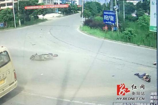图为事故现场。
