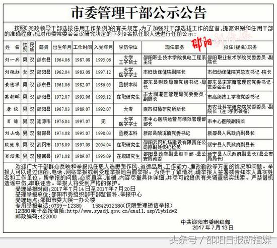 上截图：来源《邵阳日报》纸媒2017年7月14日第二版