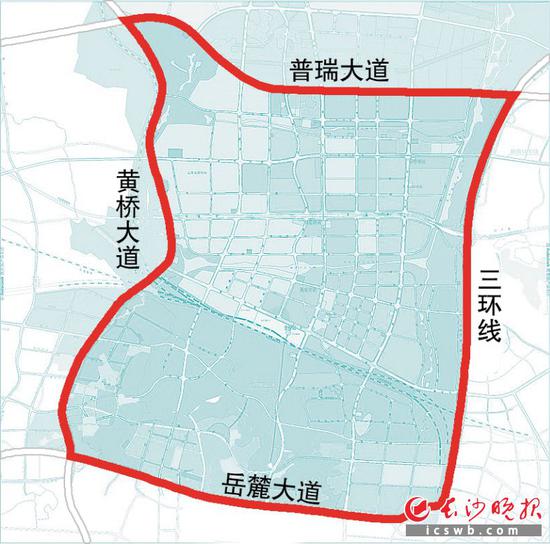 长沙高铁西站初步选址望城区与长沙高新区交界