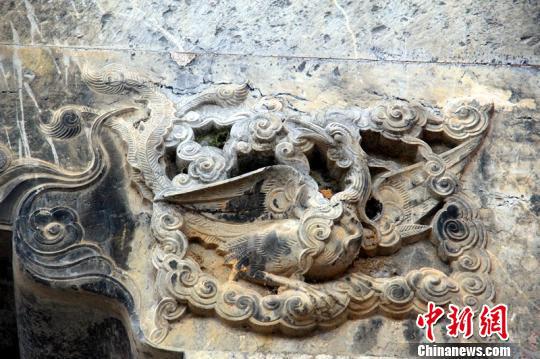 门头吉祥图案。永州市零陵区文物部门供图