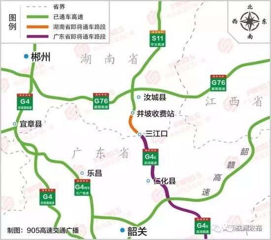 平汝高速南端年内通车 湘东地区届时可直达广