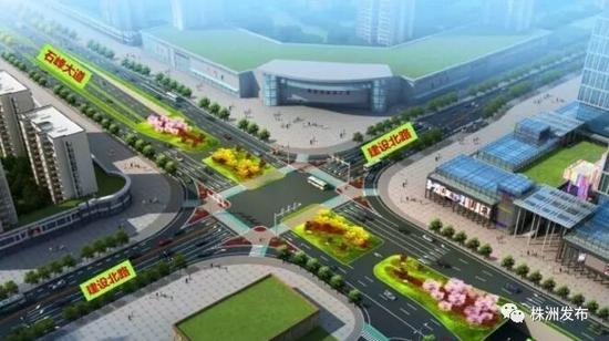 响石广场改造效果图