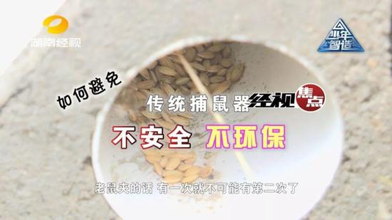 捕鼠器不安全不环保？湘潭县一中的三位同学组成一个小团队，发明出了一个智能捕鼠器通通将这些难题克服。