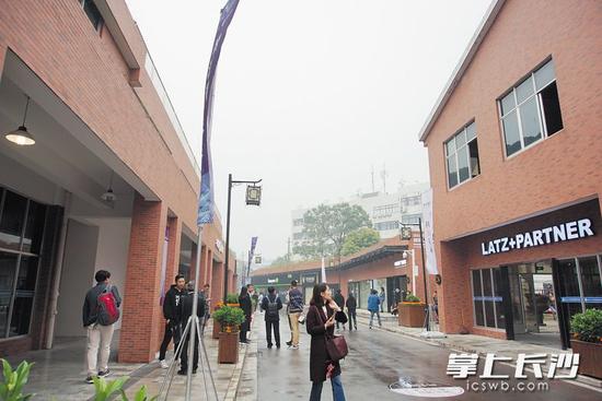 近日,湖南师范大学文化创意产业园正式开园,曾经的“堕落街”摇身一变成为一片创新创业的乐土。长沙晚报记者 陈焕明 通讯员 刘霞 摄影报道