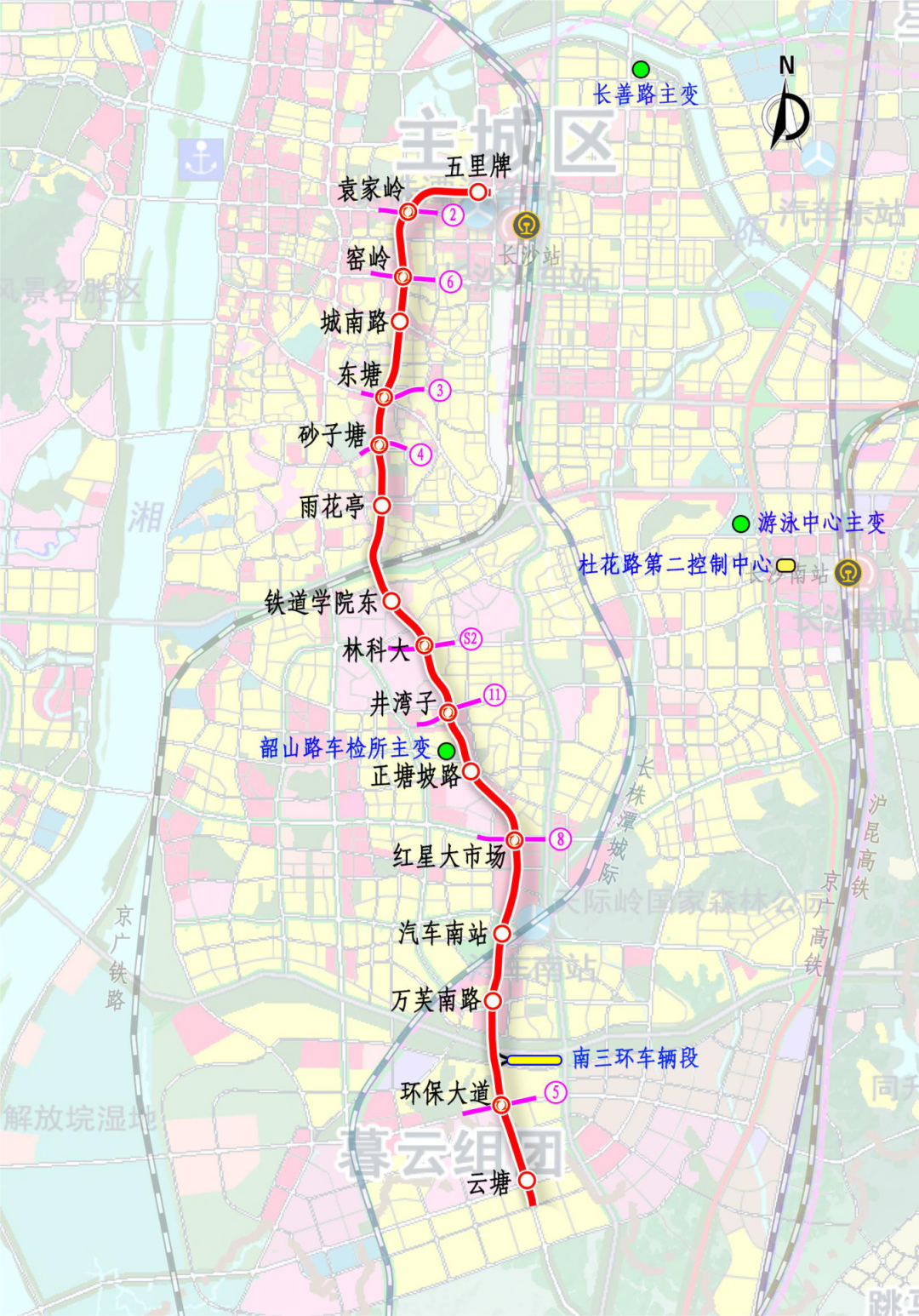 7号线一期工程(云塘站-五里牌站)