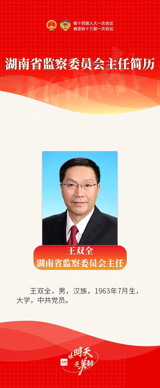 湖南省监察委员会主任简历
