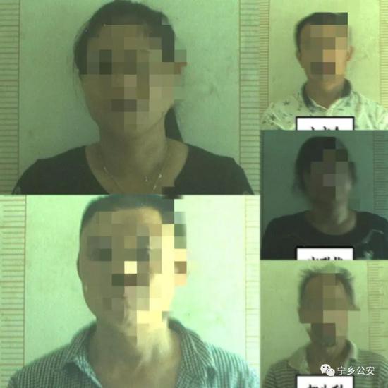 目前，刘某某等5人已被依法行政拘留，案件正在进一步侦办当中。