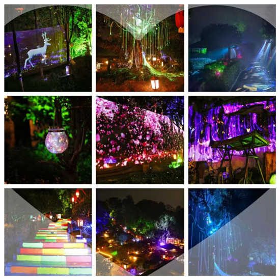 （灰汤紫龙湾温泉“魔幻奇彩夜”情景互动。图片均由通讯员提供）