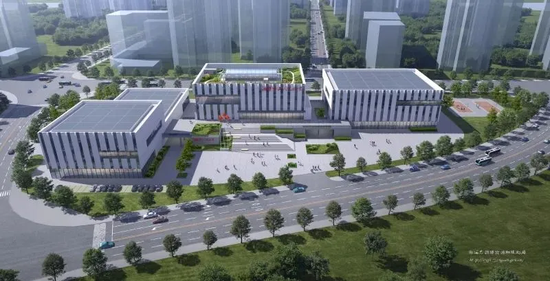 市工人文化宫效果图。