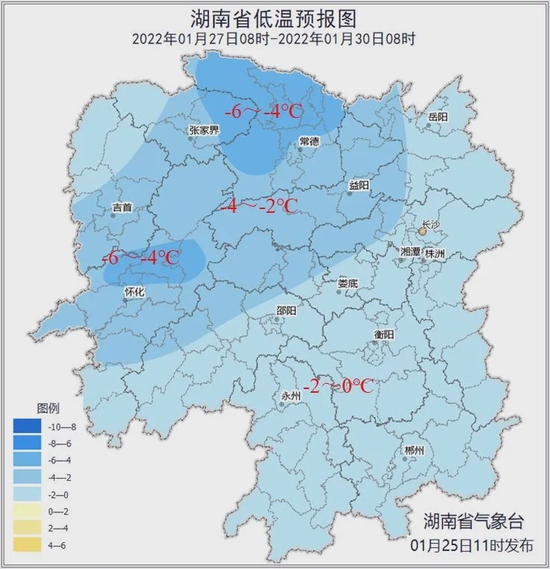 （&nbsp;过程冻雨落区预报和最低气温预报）