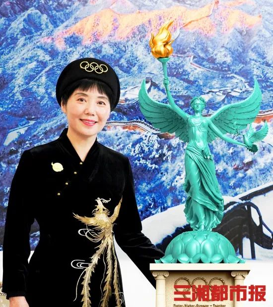 ▲黄剑与《奥运圣火》