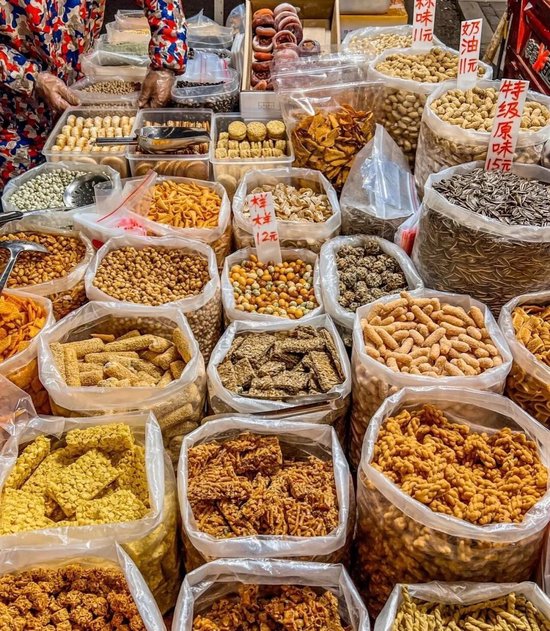 长沙街头炒货摊子