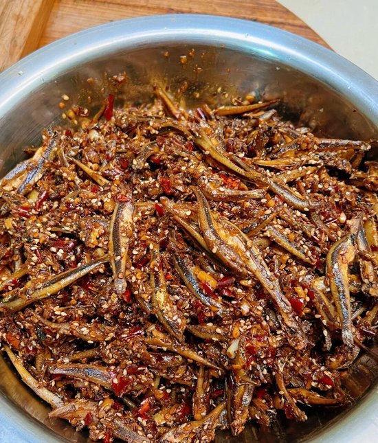 毛毛鱼。图/小红书@小李厨房冷吃