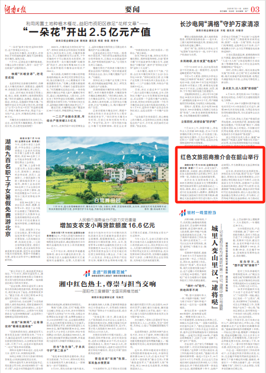 2025年7月11日湖南日报第3版要闻