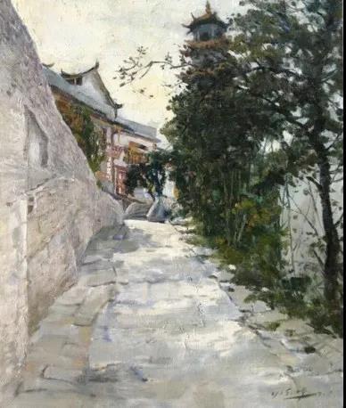 《高峰塔》尺寸:50cm×60cm 作者:李毅松