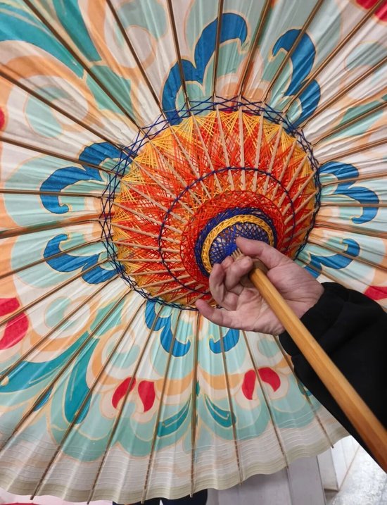 石鼓油纸伞。图/小红书@林博话品牌