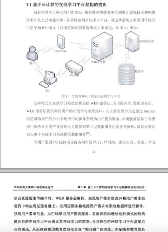 武秀萍论文关于在线学习平台架构的论述
