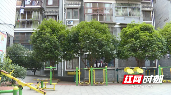 资料图:改造后的郴州苏仙区欧家坪广场一角。