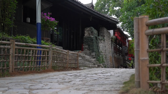 ▲千年古驿道。（图源：中方县融媒体中心）