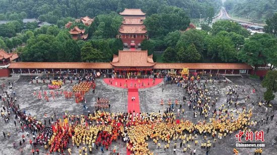 祭舜大典。永州市文化旅游广电体育局 供图