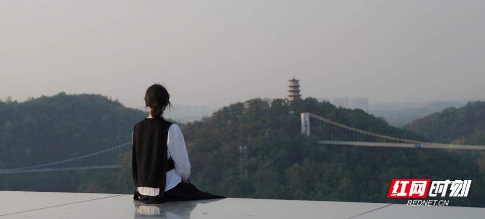  石燕湖风景区天空之境。