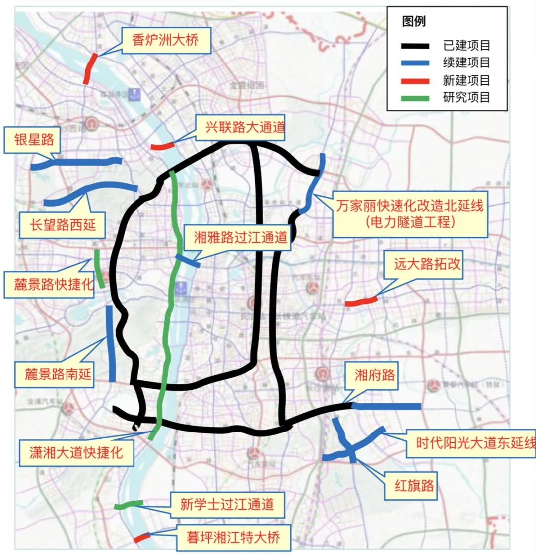 部分重点项目示意图。