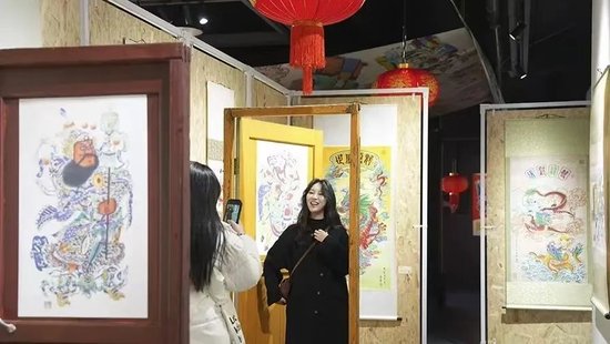 博物馆里年味浓。均为长沙晚报全媒体记者 颜家文 通讯员 潘佳爱 摄