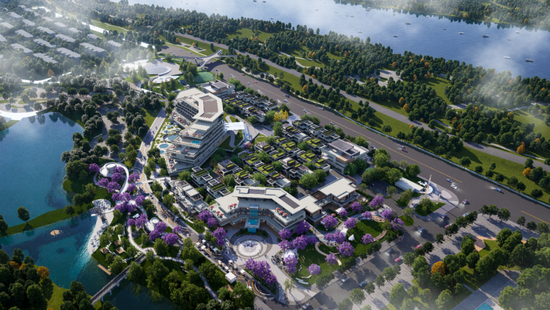 仰天湖度假区·漫湖里街区效果图