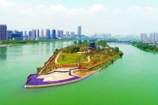 湘江衡阳段东洲岛景区试开园 免费对市民开放