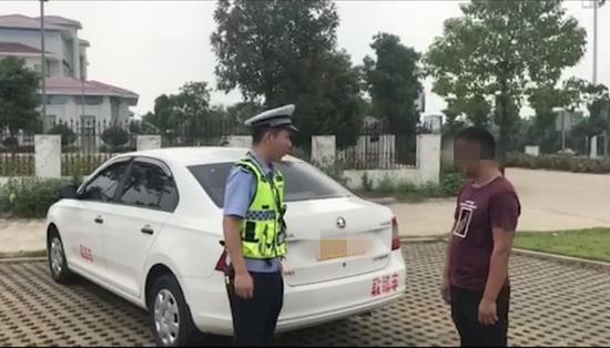 △民警对冯某进行了口头教育