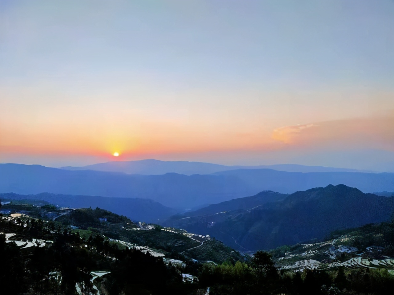 山背花瑶梯田