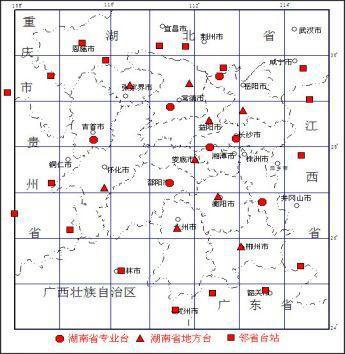 湖南省测震台站分布图