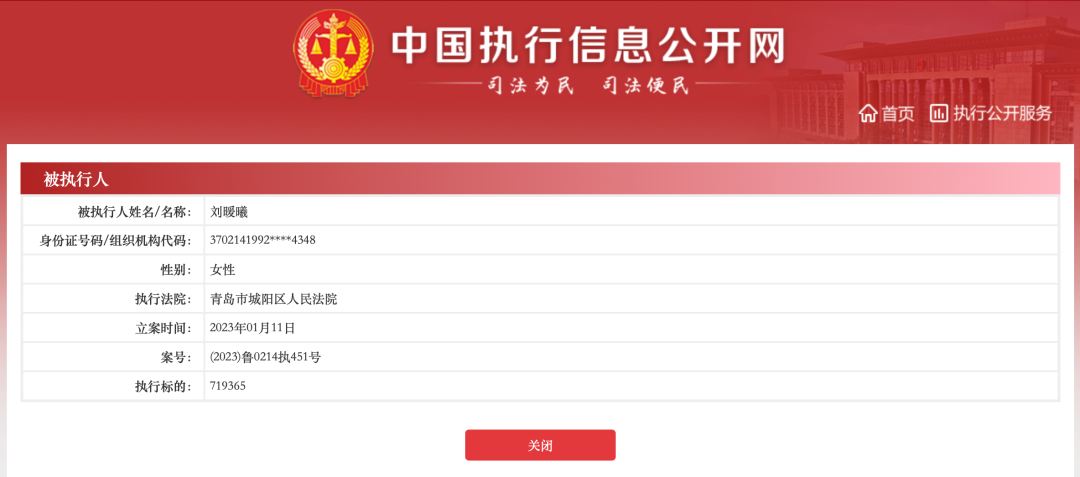 截图来源:中国执行信息公开网