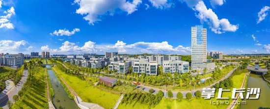 雨花经开区航拍图。