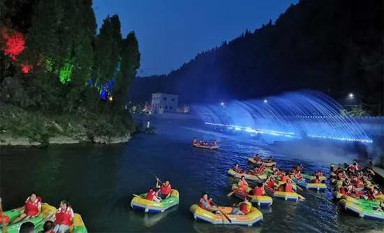 油溪河浪漫刺激夜漂