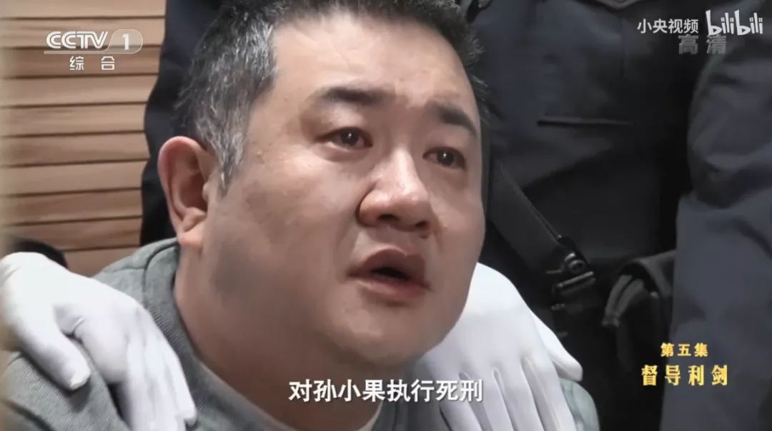 孙小果被执行死刑前画面