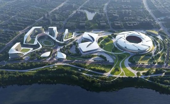 长沙奥体中心项目效果图