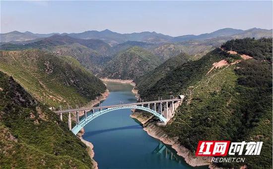 浩吉铁路部分一览。