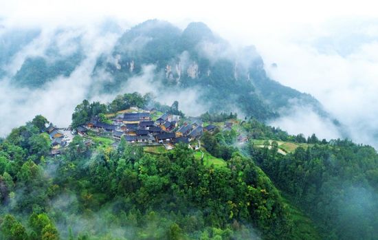 ▲湘西州花垣县十八洞村 图源自网络。