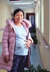12月21日,待产的桂朵。 记者 李健 摄