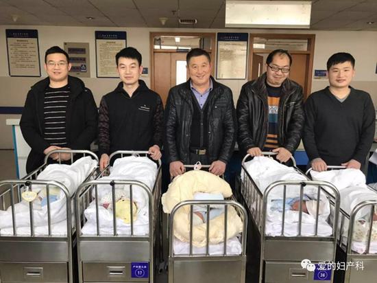截至大年初一8时,在长沙市中心医院出生了5个新年宝宝。